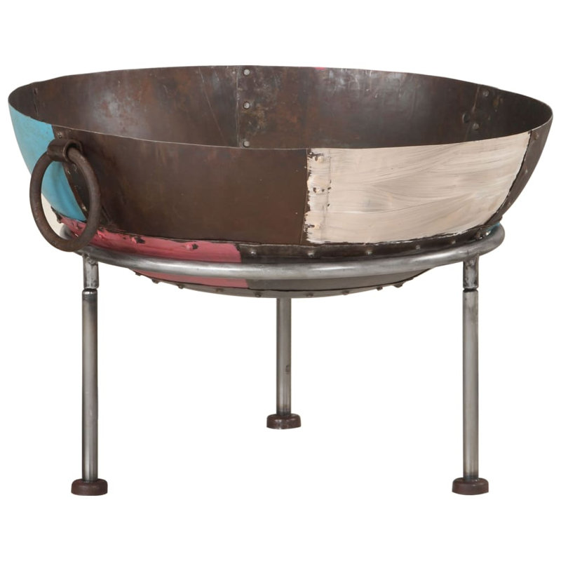 Round Wood Burning Smokeless Fire Pit, Multicolour