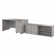 3 Piece Rectangular 60W Computer Desk Office Set