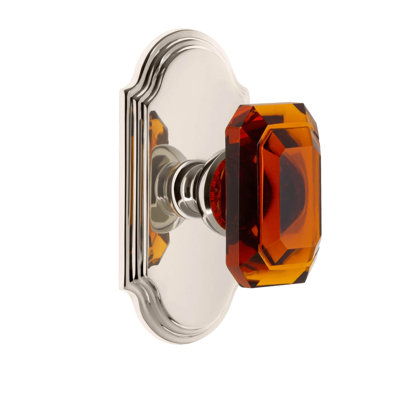 Double porte plaque en cristal Grandeur