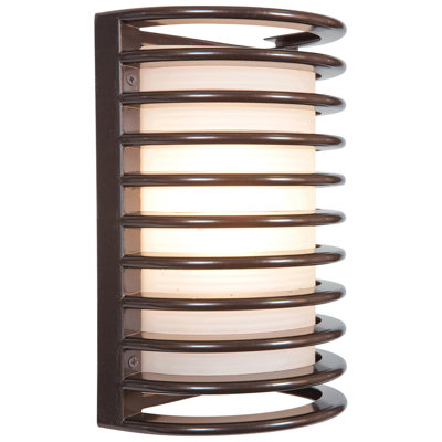 Kling 1 Light Outdoor LED Wall Mount - Bronze Finish