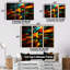 «Ethnic Rainbow Explosion», ensemble de reproductions d'art murales géométriques-79280771-79280893