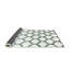 Tapis géométrique blanc / vert Rish-166168319