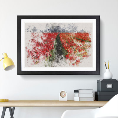 Field of Tulips - Picture Frame Painting