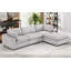 Canapé modulaire rembourré avec repose-pieds 4 pièces Nuccio-112602354