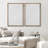 «3D Texture Illusion Minimalist White Elegant Abstract Modern Art», impression sur toile encadrée 2 pièces-99015666-99015667