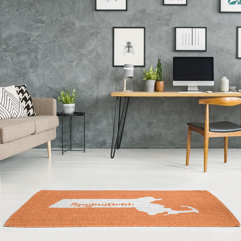 Tapis zone orange springfield massachusetts, Rectangle 5 pi x 7 pi, Non