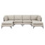 Canapé modulaire réversible avec repose-pieds Cheryal-1973755291