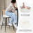 Cane Back Swivel Upholstered Stool-310099302-310099303-323371339