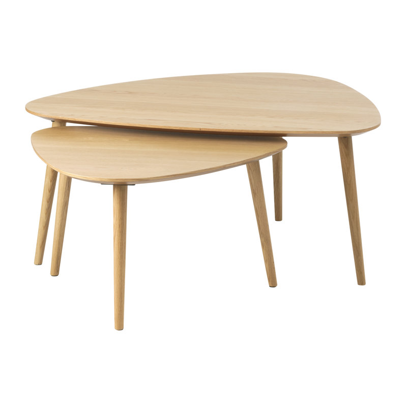 Farnhamville Three Leg Coffee Table, Natural