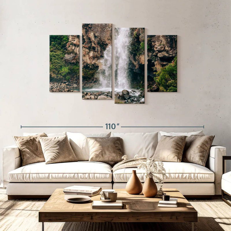 Cascade d'Alvord, H 48 po x l 75 po