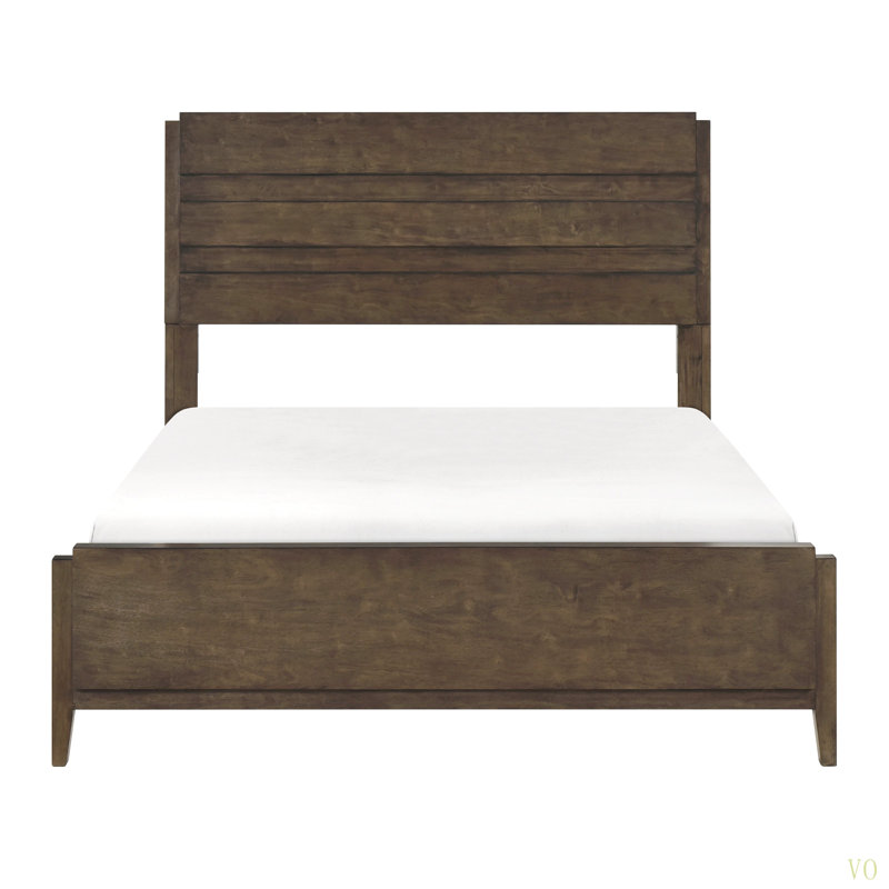 Lit d'hévéa massif classique classique 1pc, Très grand lit