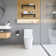 KDK HOME Tornado Toilet with Dual Flush 1.1/1.6 GPF Siphon Jet Comfort Height 16.5"