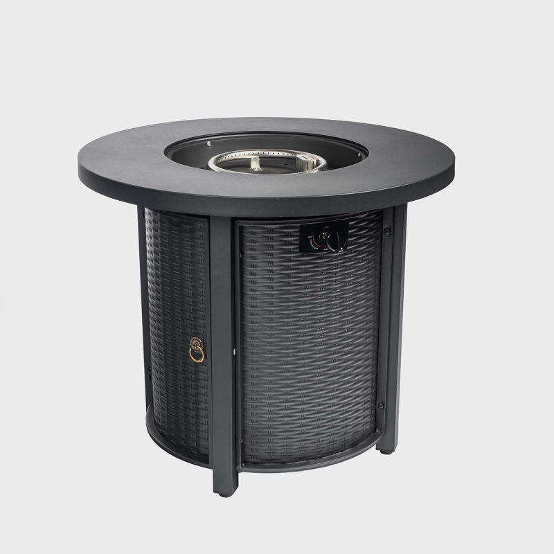 Round Propane / Liquefied Petroleum Gas Smokeless Fire Pit Table