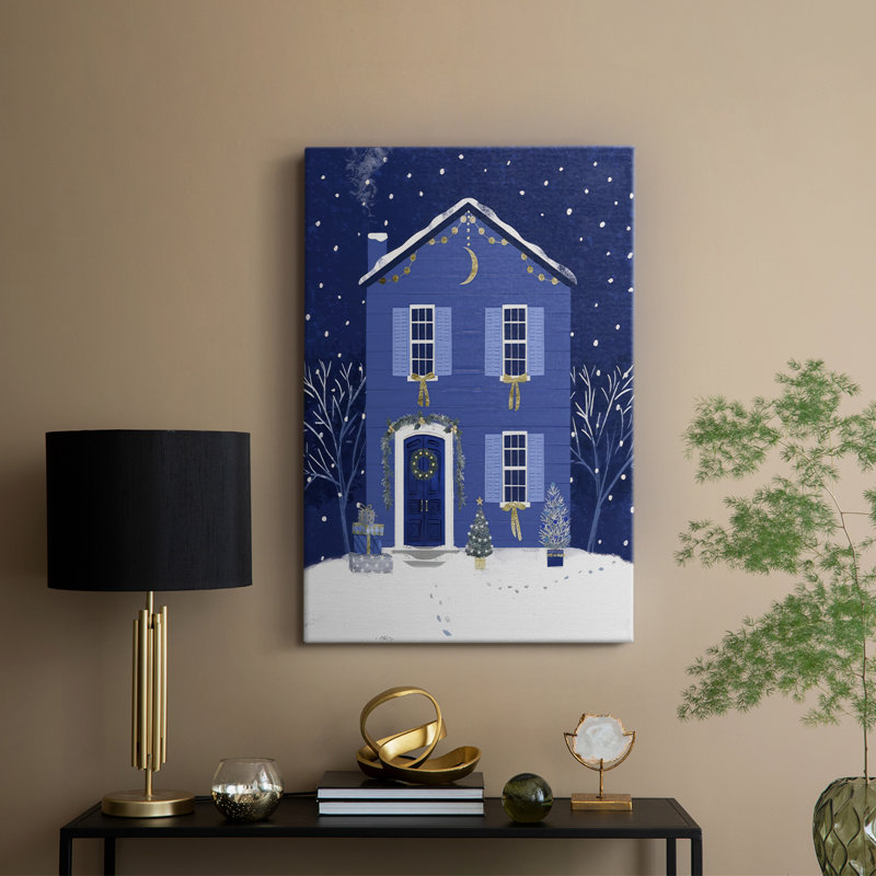 Quiet Winter Home I -Gallery Wraraped Cavas, H 18 po x l 12 po