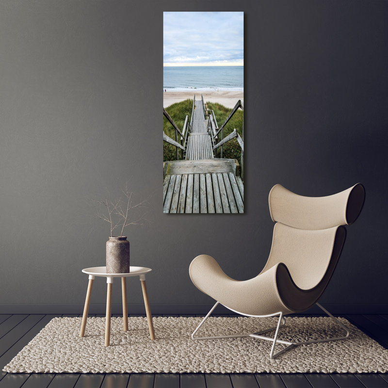 Path To The Beach - Wrapped Canvas Print