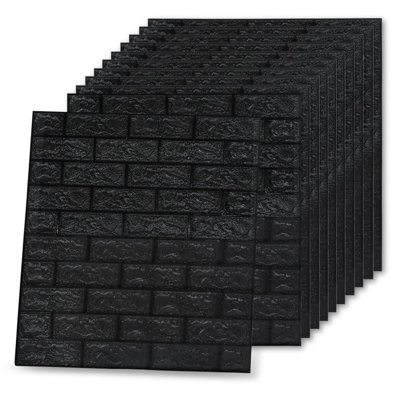 Chantrea 3D Embossed 10-Piece Wallpaper Tile