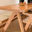 Prestine Ash Solid Wood Dining Table-1163262440
