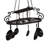 48" Long Neo 3 Light Pot Rack