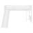 Twin Size Loft Bed With Slide And Ladder, White