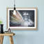 The Tower Bridge in London England in Abstract - Picture Frame Painting Print-55769377-55769376