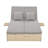 Outdoor Sunbed, Rattan Patio Reclining Chairs with Adjustable Backrest and Seat, Conversational Set-103286289