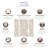 SaraMar 48'' W 36'' D 96'' H Glue Up Solid Surface Wall-42040207-124488993