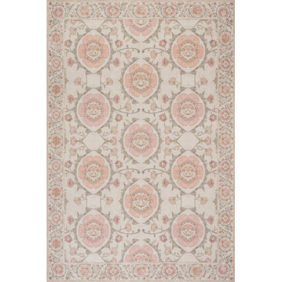 Hillstone Collection Winnow Traditional Vintage Medallion Area Rug
