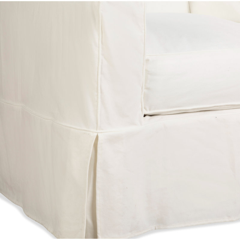 Fauteuil Taylor, Bayou toile lavable blanc cassé