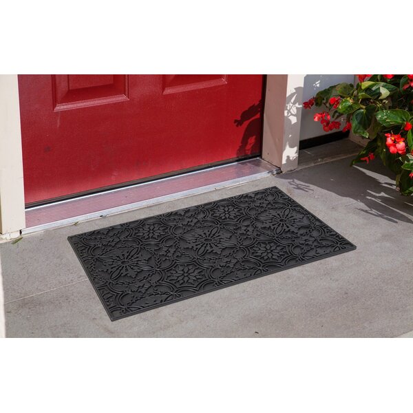 Envelor Home Non-Slip Floral Outdoor Doormat | Wayfair