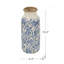 Vase élégant au design traditionnel avec motifs floraux complexes pour une décoration et une présentation polyvalentes
