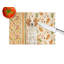 Planche à découper orange et blanche