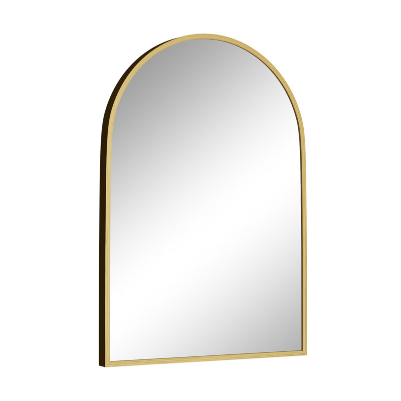Miroir de salle de bain Apte, Doré, 38,07 po x 26,07 po, Ensemble de 2