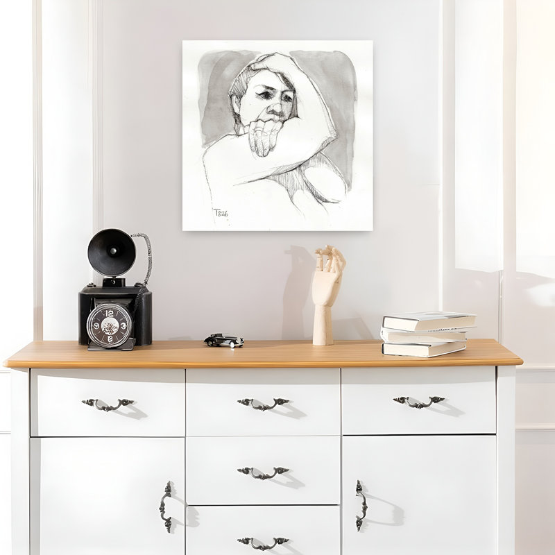Marissa Abstract Contemporary Wall Art, 18" H x 18" W