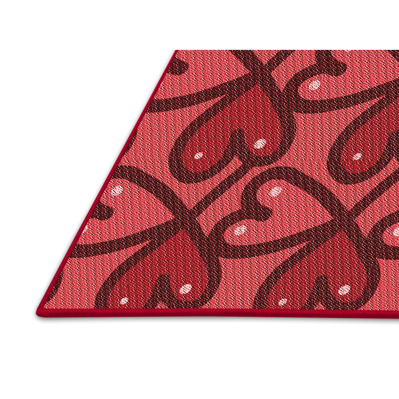 Performance Wool Geometric Indoor Rug, Rectangle 5' x 7'