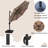 132" Outdoor Cantilever Umbrella with Based-68607970
