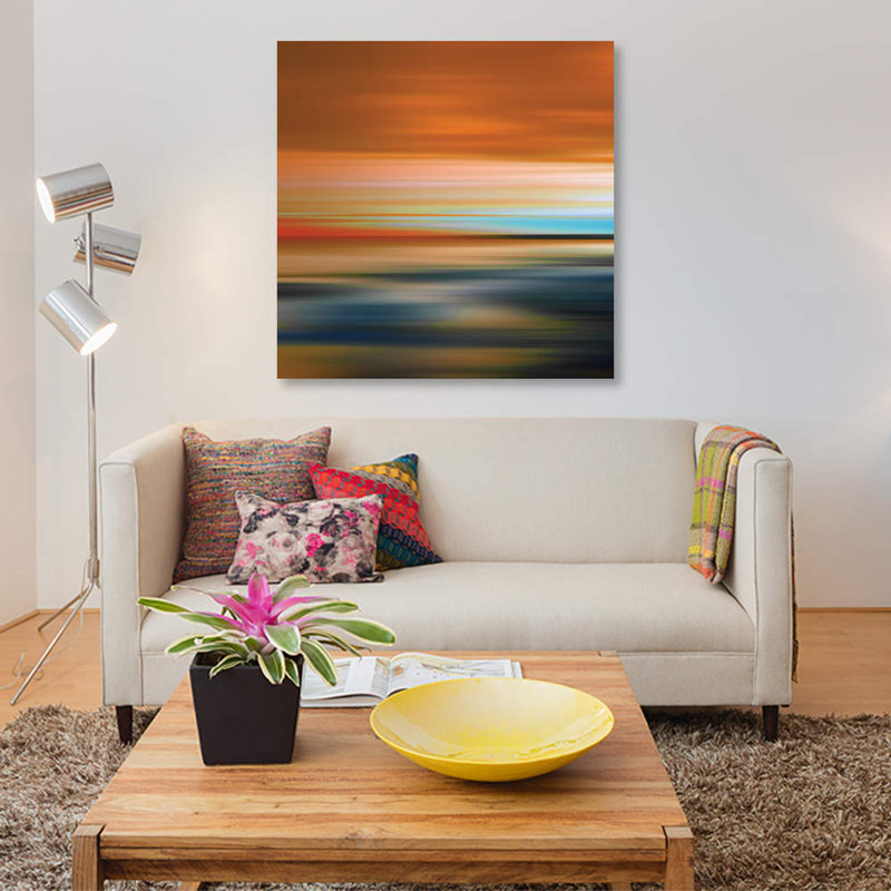 «Blured Landscape I», impression sur toile, H 37 po x l 37 po x P 1,5 po, Toile tendue