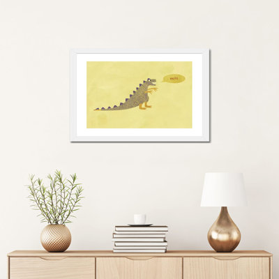 Dinosaure par Nic Squirrell - impression d'art graphique