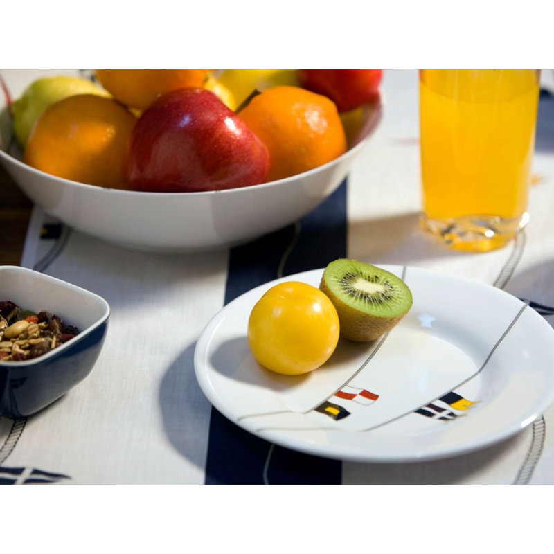 6 Piece Melamine Dessert Plate Set - Regata