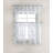 Kate Aurora Floral Embroidered Sheer Kitchen Curtain Set - 58" W-738762427