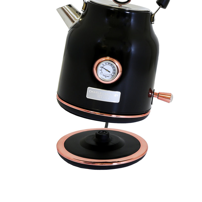 1.7L Kettle, Black/Rose Gold