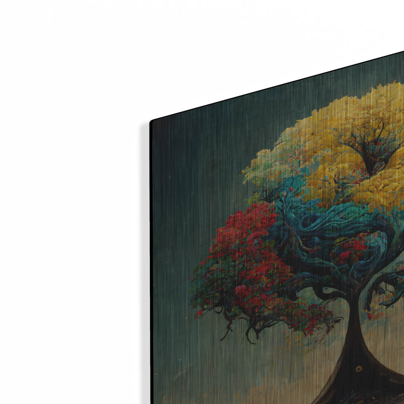 Arbre de vie 16 par Ray Heere, H 12 po x l 12 po