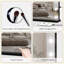 Makeup Mirror with 3 Color Lights, 58×45cm Large Lighted Vanity Mirror with 15 Dimmable LED Bulbs-679363158