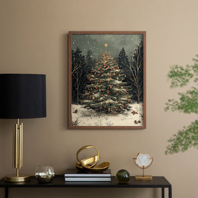 «Christmas Holiday Art», reproduction encadrée DCXIX