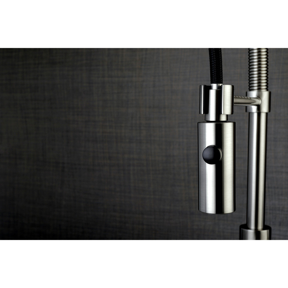 Kingston Brass Continental Pre-Rinse Faucet, Brushed Nickel