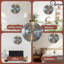 Horloge murale en acier inoxydable
