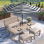 Parasol de marché 9 'Khoury-87442505