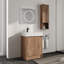 Ensemble de meuble-lavabo simple avec plateau en résine Quarnar-261013006-248230756