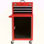Coffre à outils roulant à 3 tiroirs avec roulettes, coffre à outils avec grande armoire de rangement et tablette réglable, coffre supérieur portable amovible avec coffre à outils pour le garage et l'entrepôt-121650092