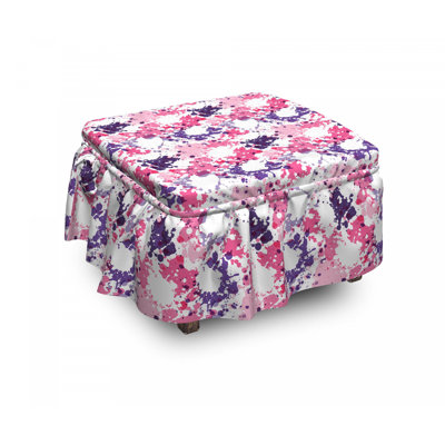 Box Cushion Ottoman Slipcover