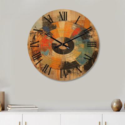 Horloge murale rétro en vinyle rétro II